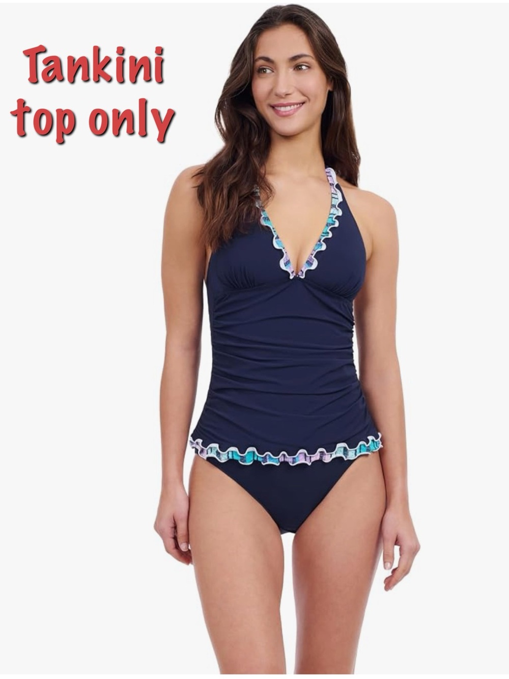 Profile by Gottex Harmony V-neck Halter Tankini